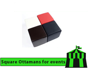 Event Ottomans for Lounge Areas