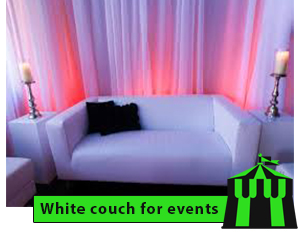 White Lounge Couch